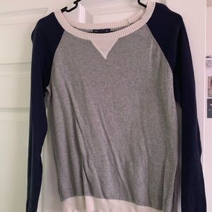 Gray and Navy Gap sweater Small